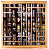 71 Shot Glass Display Case Holder Cabinet Rack