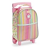 Manhattan Toy Baby Stella Wheel-a-Round Doll Carrier and Suitcase Accessory for Nurturing Dolls [並行輸