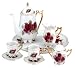 10 piece miniature porcelain tea set - Style 31525