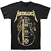 Metallica Men's Hetfield Iron Cross Guitar T-shirt Small Black