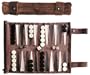 Original SONDERGUT Reisebackgammon Echtleder