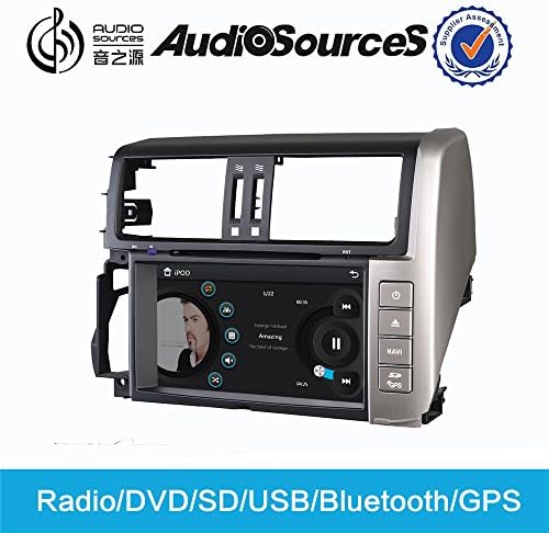 Audiosources Car Stereo DVD Player Car PC Monitor with Gps Navigation Bluetooth,GPS,Input,RDS,Radio For Toyota Corolla 2010 Prado 2010-2011