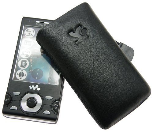 Suncase Ledertasche f&uuml;r Sony Ericsson W995 schwarz Preisvergleich
