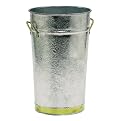 Galvanized Brass–Trim French Flower Vase