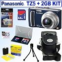 Panasonic Lumix DMC-TZ5A 9MP Digital Camera (Blue) + 2GB Accessory Kit