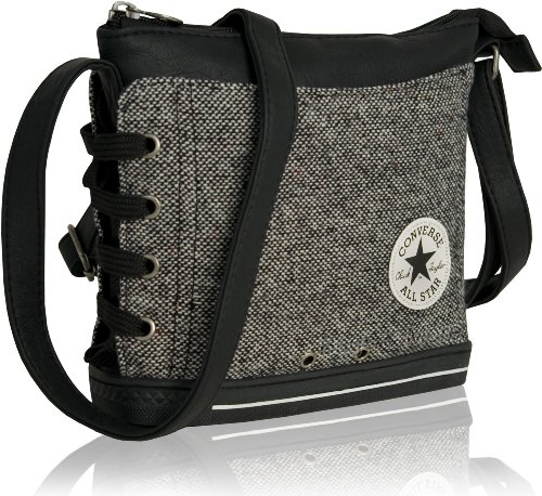 CONVERSE Umh&auml;ngetasche N-KRATWEED Schultertasche Handtasche Schwarz