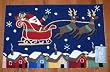 Nourison Washable Handmade Santa Christmas Mat 20"x32"