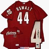 Roy Oswalt Houston Astros Autographed Authentic Majestic Baseball Jersey (Brick)