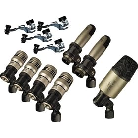 CAD Premium 7-Piece Drum Microphone Pack by 