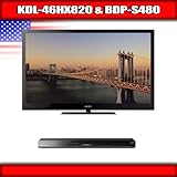 Sony KDL-46HX820 - 46" BRAVIA 3D LED-backlit LCD TV + Sony BDP-S480 - 3D Bl ....