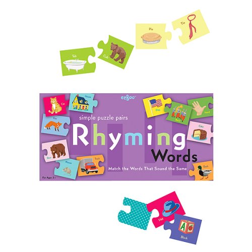 Childrens Toyshop  Toys : Simple Puzzle Pairs - Rhyming Words