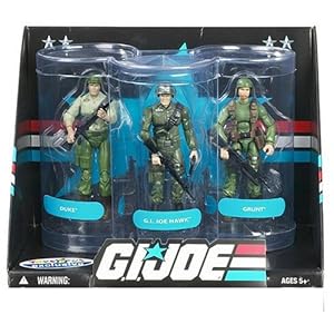 G.I. Joe Exclusive Senior Ranking Officers Action Figure 3-Pack Duke, GI Joe Hawk & Grunt