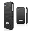 elago S4 BREATHE Case for AT&T and Verizon iPhone 4/4S - Black + HD Professional Extreme Clear film included