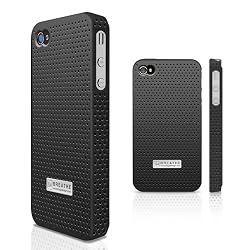 elago S4 BREATHE Case for AT&T and Verizon iPhone 4/4S -Black