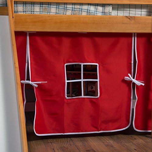 Alexander Tent Twin Loft Bed with Slide