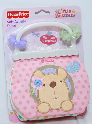 Fisher Price Little Buttons Soft Activity Purse