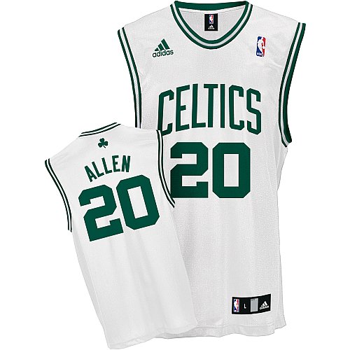 Ray Allen Youth Jersey: adidas White Replica #20 Boston Celtics Jersey