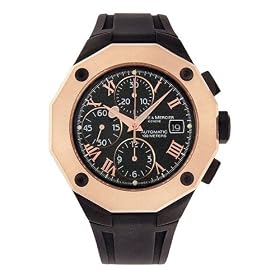 Baume and Mercier Mens Riviera Rose-Gold Chronograph Watch #MOA8712