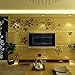ORDERIN Christmas Gift Wall Sticker Hot Sale Europe and America Style Black Flowers Vine Removable Mural Wall Decal Art for Home Wall Decor