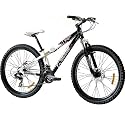 26" DIRTBIKE MOUNTAINBIKE FAHRRAD EDGE ALU 21 Gang weiss schwarz - 66,0 cm (26 Zoll)