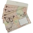 Pink Butterfly Cavallini Decorative Letter Set