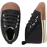 カーターズ Carter's/ カーターズハイトップスニーカークリブシューズ ブラック シューズ 11.4cm【並行輸入】