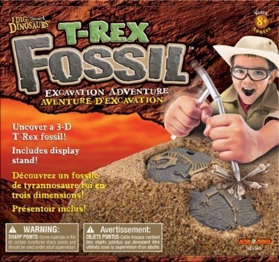 I Dig Dinosaurs T-Rex Fossil Excavation Adventure Toy images