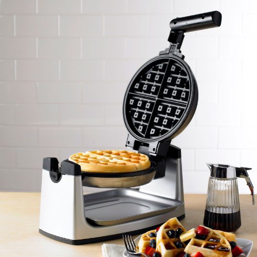 Brylane Home A Waffle Maker to Flip Over! (STAINLESS,0)