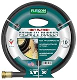 Flexon PH5850 5/8-Inch x 50-Foot Heavy Duty Premium Rubber Hot Water Hose