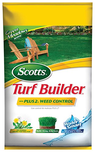 Scotts Turf Builder Lawn Food - Weed and Feed, (Lawn Fertilizer plus Dandelion & Weed Killer) (Not Sold in Pinellas County, FL), 5,000-sq ft