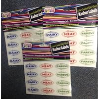 The Kosher Cook KCKH2001X 24 Kosher Assorted Labels