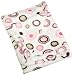 Carters Everyday Easy Printed Boa Blanket, Ecru/Pink