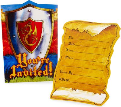 Knight Invitations 8 count