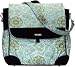 Bellagio Convertible Messenger and Backpack Diaper Bag in Aqua Blue