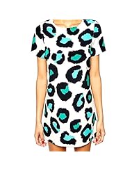 Sexy Leopard Print Summer Chiffon Cocktail Evening Dress/Party Dress/Mini Dress 