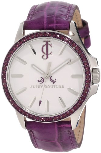 Juicy Couture Women's 1900971 Jetsetter Purple Leather Strap Watch