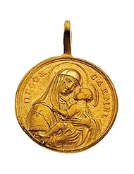 14K Yellow Gold Beauty of Carmel/St. Theresa Medal - 25.00mm -- LIFETIME WARRANTY