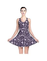 Polyester/Spandex Stretchy Vintage Skater Dress 