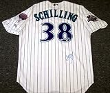 Curt Schilling Autographed/Hand Signed Arizona Diamondbacks Authentic 2001 World Series Jersey PSA/D