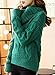 Women's Solid Turtle Neck Drop Sleeve Cable Chunky Knit Basic Knit Sweater