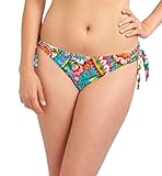 Freya Dreamer Rio Loop-Side Swim Brief #3639 (Large, Azure Floral)