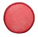 ID #8847 Red Round Circle Ball Translucent Center Organza Iron On Applique Patch