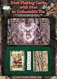 Deer Playing Cards with Dice in Collectable Tin