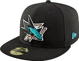 NHL San Jose Sharks Basic 59Fifty Cap, Black, 7 3/4