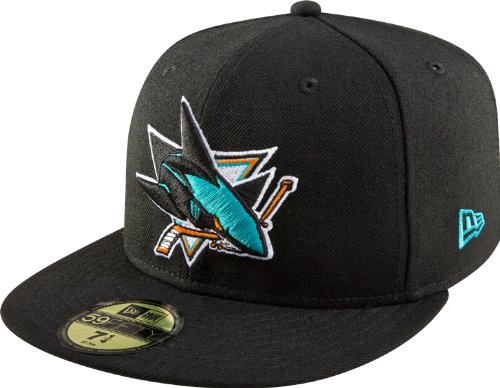 NHL San Jose Sharks Basic 59Fifty Cap, Black, 7 3/8
