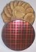 Gourmet Food : Scott's Cakes 1 lb. Snicker Doodle Cookies in a Plaid Tin