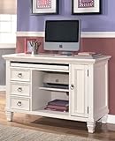 White DESK BY Famous Brand
