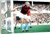 Box Canvas Print of Bobby Moore football from Mirror Photos
