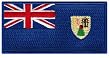 Turks and Caicos Islands Flag Embroidered Patch Iron-On Caribbean National Emblem