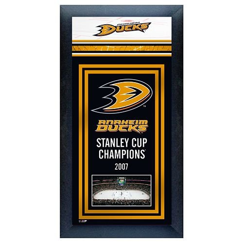 Anaheim Ducks Stanley Cup Champions Framed Wall Art